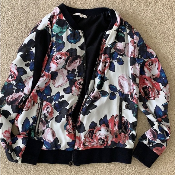 Willow and Clay Floral Bomber - Picture 1 of 7